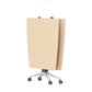 Folding Meeting Room Office Desk Steel Base Writing Desk with Caster Wheels
