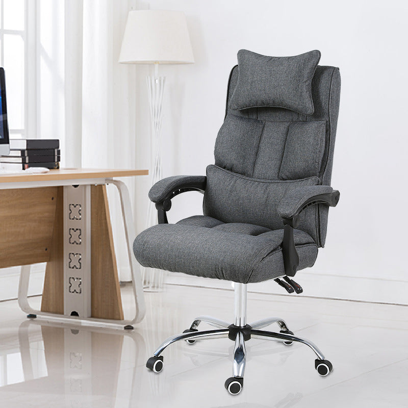 Sedia da scivolo moderna armi imbottiti nessuna sedia ergonomica angosciante con ruote