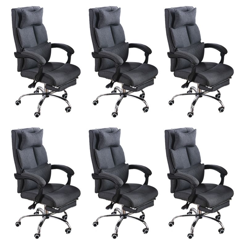 Sedia da scivolo moderna armi imbottiti nessuna sedia ergonomica angosciante con ruote