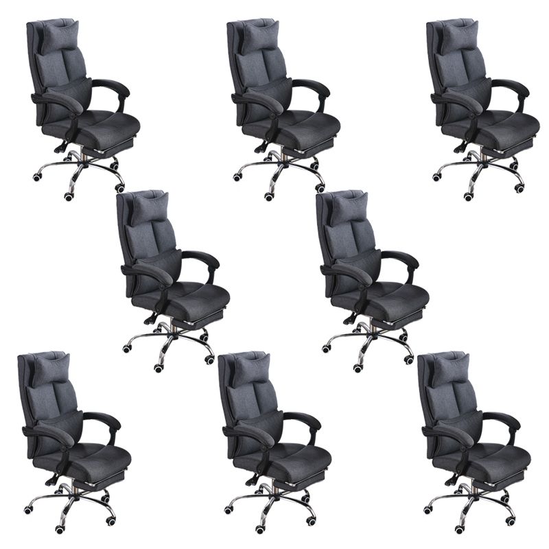 Sedia da scivolo moderna armi imbottiti nessuna sedia ergonomica angosciante con ruote