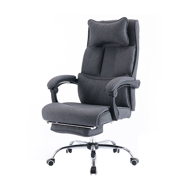 Sedia da scivolo moderna armi imbottiti nessuna sedia ergonomica angosciante con ruote