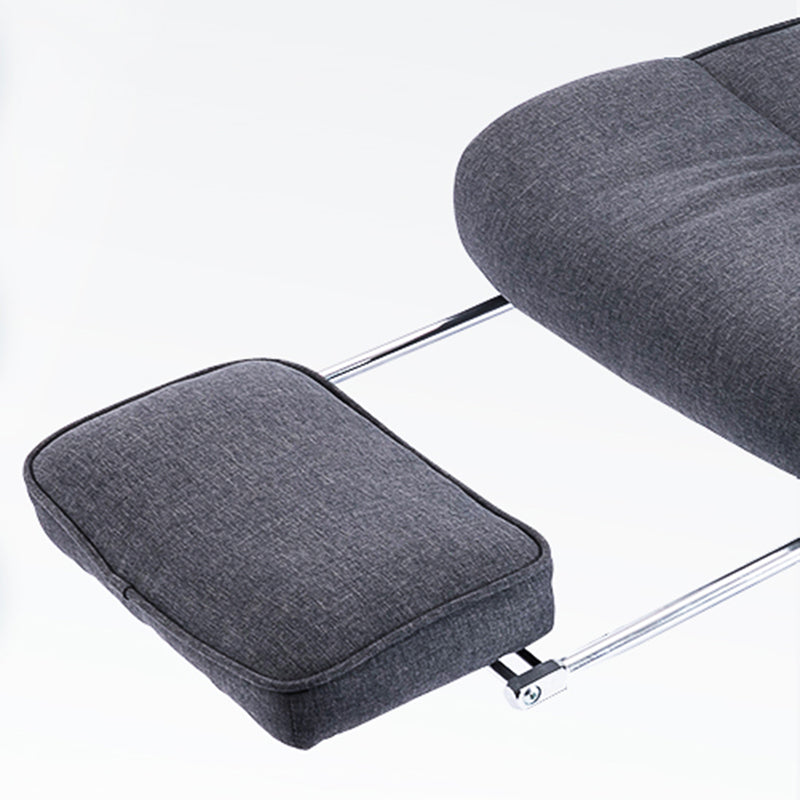 Sedia da scivolo moderna armi imbottiti nessuna sedia ergonomica angosciante con ruote