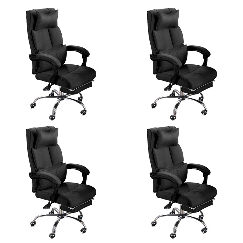 Sedia da scivolo moderna armi imbottiti nessuna sedia ergonomica angosciante con ruote