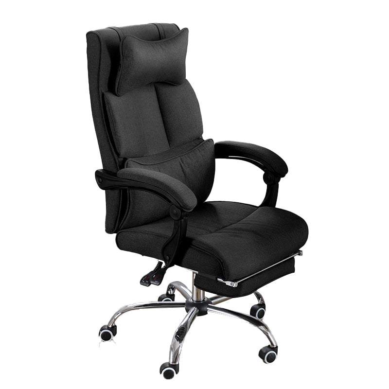 Sedia da scivolo moderna armi imbottiti nessuna sedia ergonomica angosciante con ruote