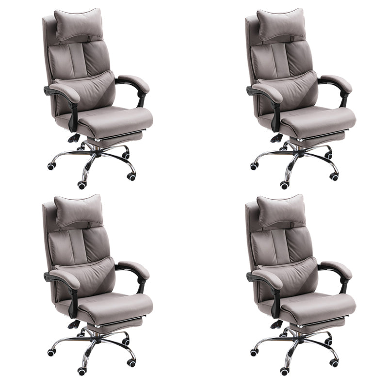 Sedia da scivolo moderna armi imbottiti nessuna sedia ergonomica angosciante con ruote