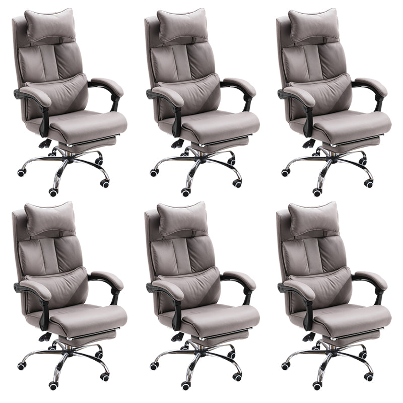 Sedia da scivolo moderna armi imbottiti nessuna sedia ergonomica angosciante con ruote