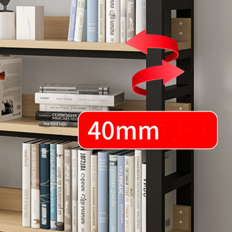 Étagères scandinaves à la bibliothèque de l'étagère à l'arrière incluses pour le bureau à domicile