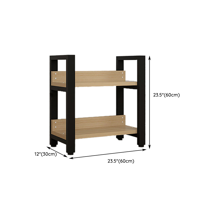 Étagères scandinaves à la bibliothèque de l'étagère à l'arrière incluses pour le bureau à domicile
