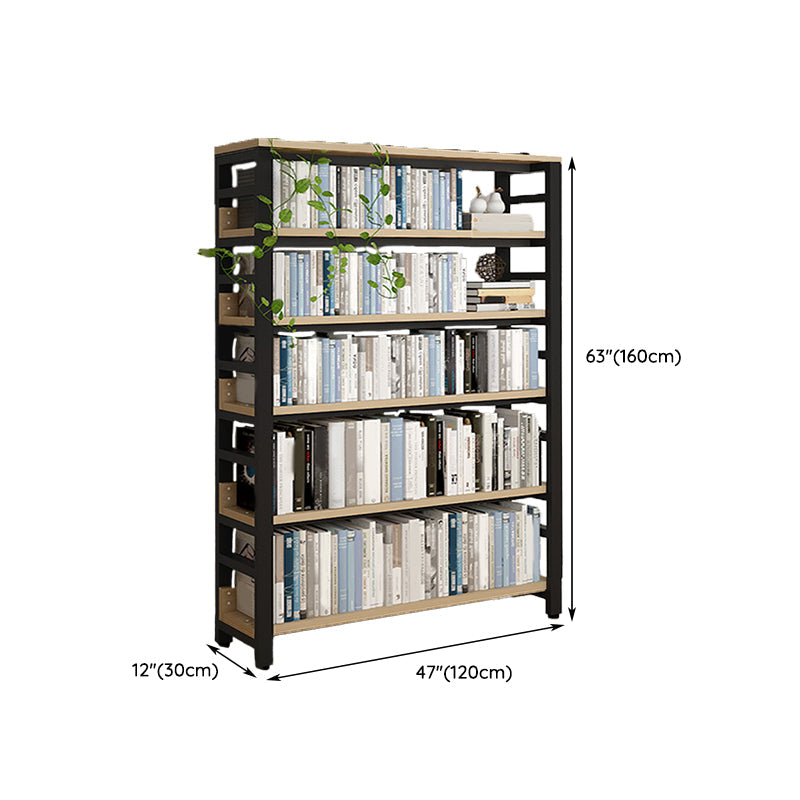 Étagères scandinaves à la bibliothèque de l'étagère à l'arrière incluses pour le bureau à domicile