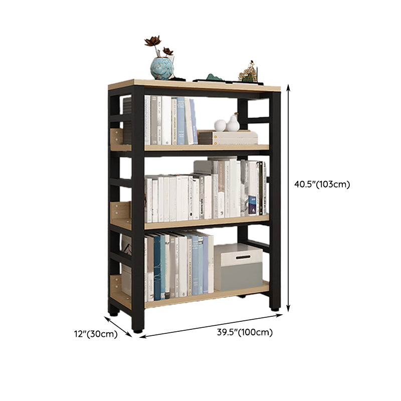 Étagères scandinaves à la bibliothèque de l'étagère à l'arrière incluses pour le bureau à domicile