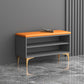 Modern Rectangle Entryway Bench Wooden Seating Bench with Upholstered
