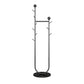 68.9-inch Tall Entryway Kit Contemporary Metal Entry Hall Tree Black Shelf Not Included Clearhalo 'Entry & Mudroom Furniture' 'furn' 'furn_hall_tree_coat_racks' 'Furniture' 'Hall Trees & Coat Racks' 'hall_tree_coat_racks' 7768923