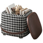 Modern Pouf Ottoman Fabric Upholstered Solid Color Portable Square Ottoman with Storage Clearhalo 'furn' 'furn_ottomans_poufs' 'Furniture' 'Living Room Furniture' 'Ottomans & Poufs' 'ottomans_poufs' 7768973