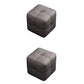 Moderner quadratischer Pouf -Fleckenfest -Widerstand farbenfroher Pouf für Wohnzimmer