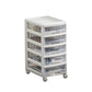 Transparent Filing Cabinet Modern Plastic Drawers Filing Cabinet