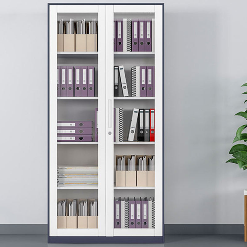 Contemporary File Cabinet Steel Frame Fire-Resistant File Cabinet