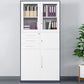 Contemporary File Cabinet Steel Frame Fire-Resistant File Cabinet