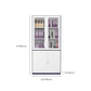 Contemporary File Cabinet Steel Frame Fire-Resistant File Cabinet