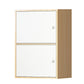 Contemporary Wardrobe Armoire Wood Non-Hanging Armoire with Door