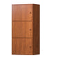 Contemporary Wardrobe Armoire Wood Non-Hanging Armoire with Door