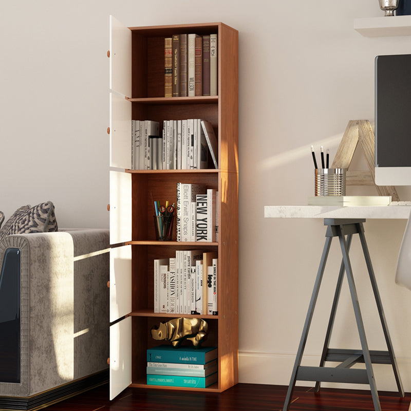 Contemporary Wardrobe Armoire Wood Non-Hanging Armoire with Door