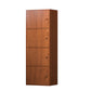 Contemporary Wardrobe Armoire Wood Non-Hanging Armoire with Door