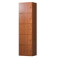 Contemporary Wardrobe Armoire Wood Non-Hanging Armoire with Door