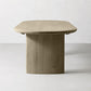 1/4/5/9 Piece en bois massif Ovale Shape Dining Room Chite et Table Tablet