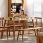 Contemporary Rectangular Dining Table Brown Solid Wood Table Top Clearhalo 'Dining Tables & Seating' 'Dining Tables' 'dining_table' 'furn' 'furn_dining_table' 'Furniture' 'Kitchen & Dining Furniture' 7777721