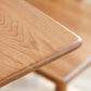 Contemporary Rectangular Dining Table Brown Solid Wood Table Top Clearhalo 'Dining Tables & Seating' 'Dining Tables' 'dining_table' 'furn' 'furn_dining_table' 'Furniture' 'Kitchen & Dining Furniture' 7777723