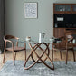 Modern Round Glass Clear Top Dining Table with Single Pedestal Clearhalo 'Dining Tables & Seating' 'Dining Tables' 'dining_table' 'furn' 'furn_dining_table' 'Furniture' 'Kitchen & Dining Furniture' 7777740