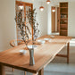 Modern Rectangular Light Brown Solid Wood Dining Table with Trestle Clearhalo 'Dining Tables & Seating' 'Dining Tables' 'dining_table' 'furn' 'furn_dining_table' 'Furniture' 'Kitchen & Dining Furniture' 7777834
