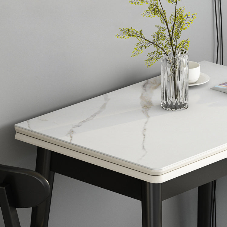 Moderne gehard stenen top eetkamer set 4 poten basis voor keuken