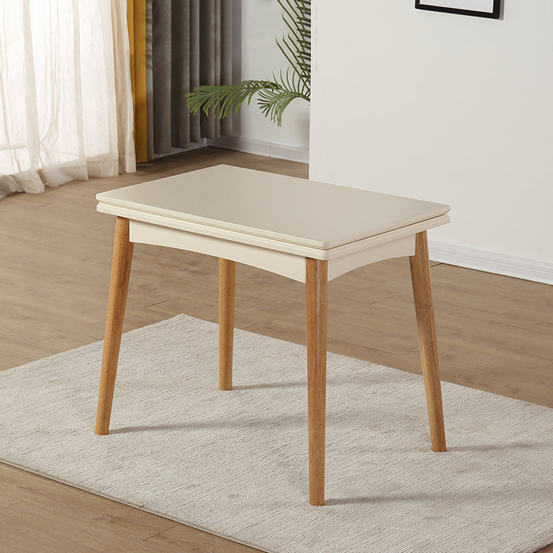 Moderno templado de piedra templada Juego de comedor de 4 patas Base para cocina