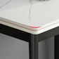Moderno templado de piedra templada Juego de comedor de 4 patas Base para cocina