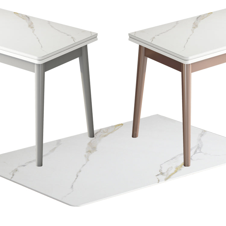 Moderno templado de piedra templada Juego de comedor de 4 patas Base para cocina