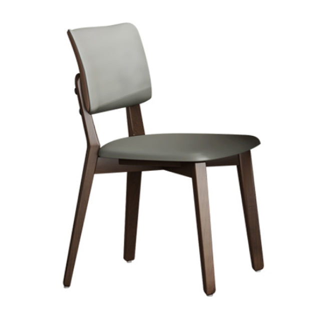 Contemporary Sintered Stone Top Wooden Base Dining Table with Chairs