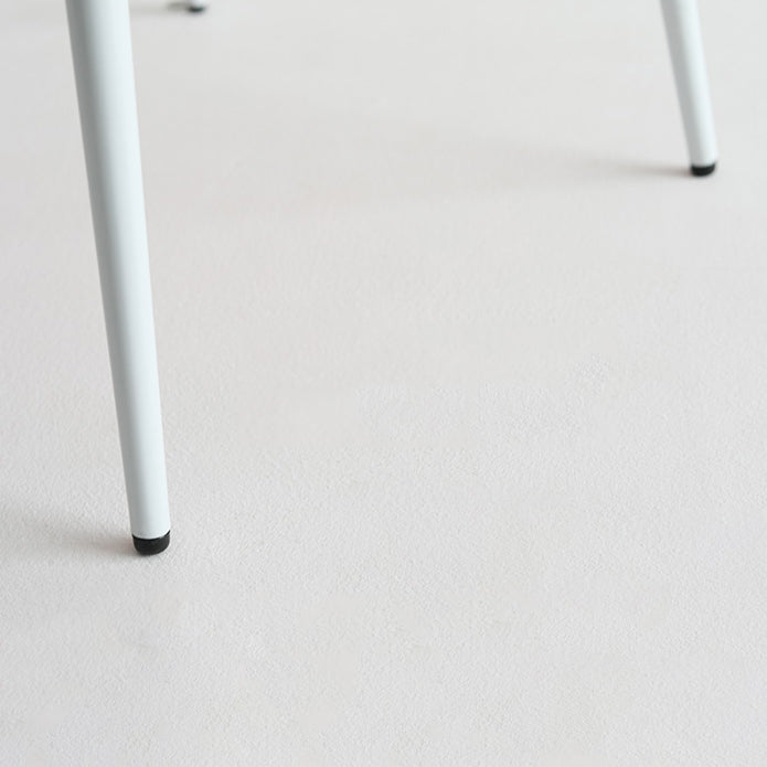 Moderna sala da pranzo imbottita sedia da pranzo in plastica in plastica