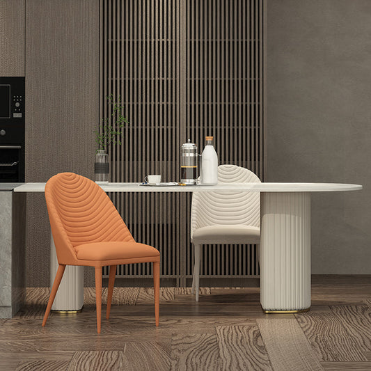 Sillas de comedor y acento tapizados contemporáneos para el comedor