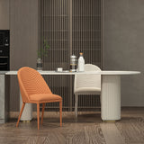 Sedie da pranzo e accento imbottite contemporanee per sala da pranzo