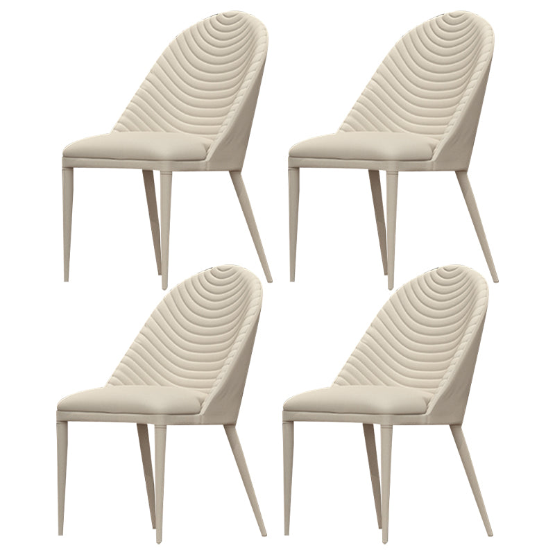 Sedie da pranzo e accento imbottite contemporanee per sala da pranzo