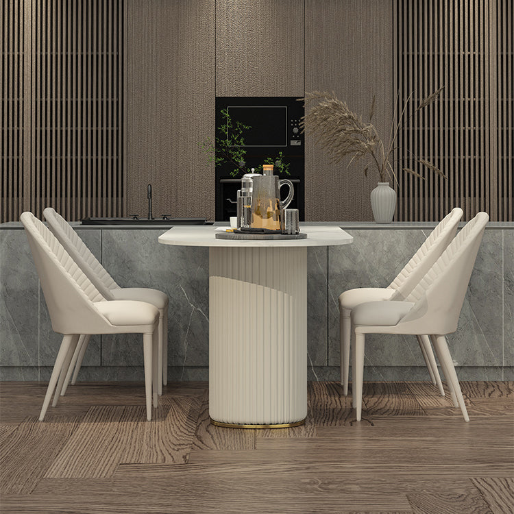 Sedie da pranzo e accento imbottite contemporanee per sala da pranzo