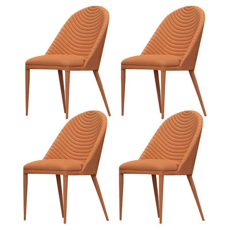 Sedie da pranzo e accento imbottite contemporanee per sala da pranzo