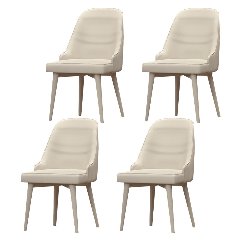 Sedie da pranzo e accento imbottite contemporanee per sala da pranzo