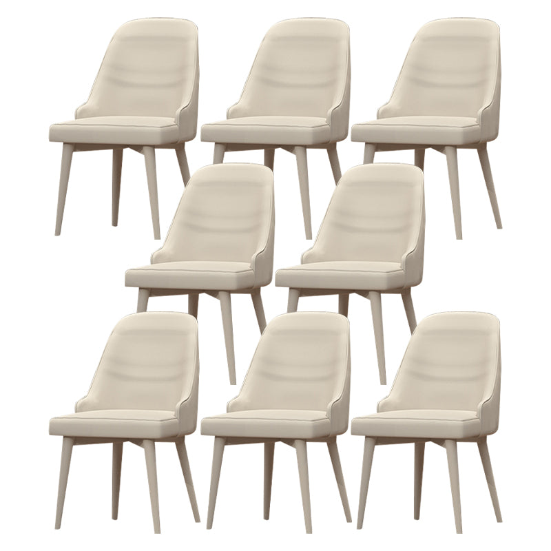 Sedie da pranzo e accento imbottite contemporanee per sala da pranzo