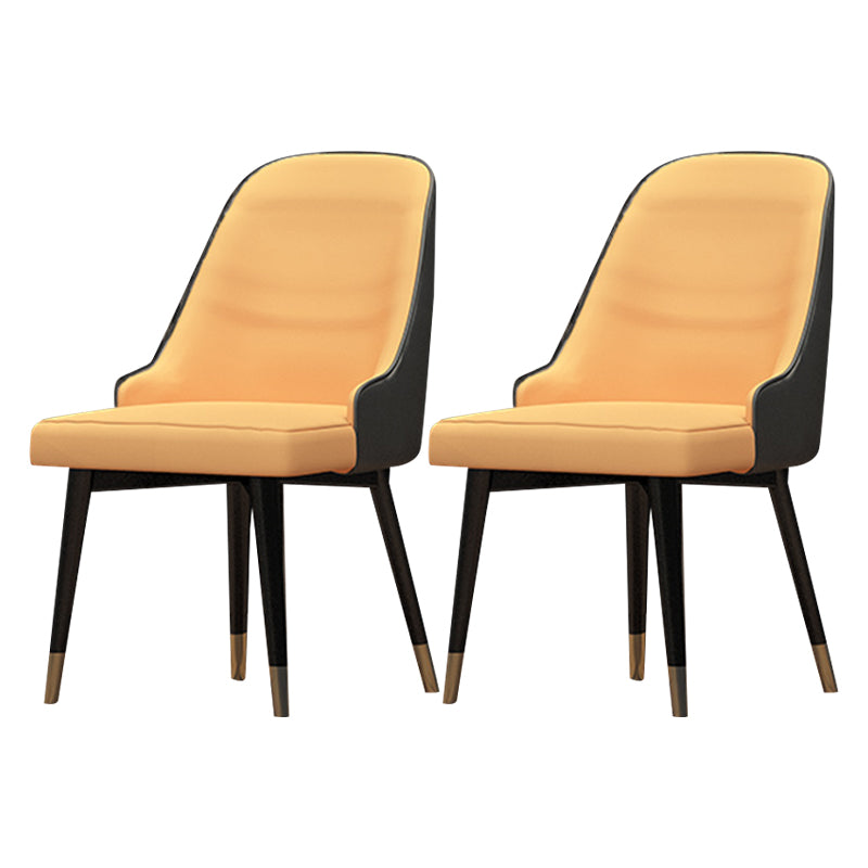 Sedie da pranzo e accento imbottite contemporanee per sala da pranzo