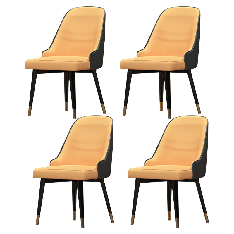 Sedie da pranzo e accento imbottite contemporanee per sala da pranzo