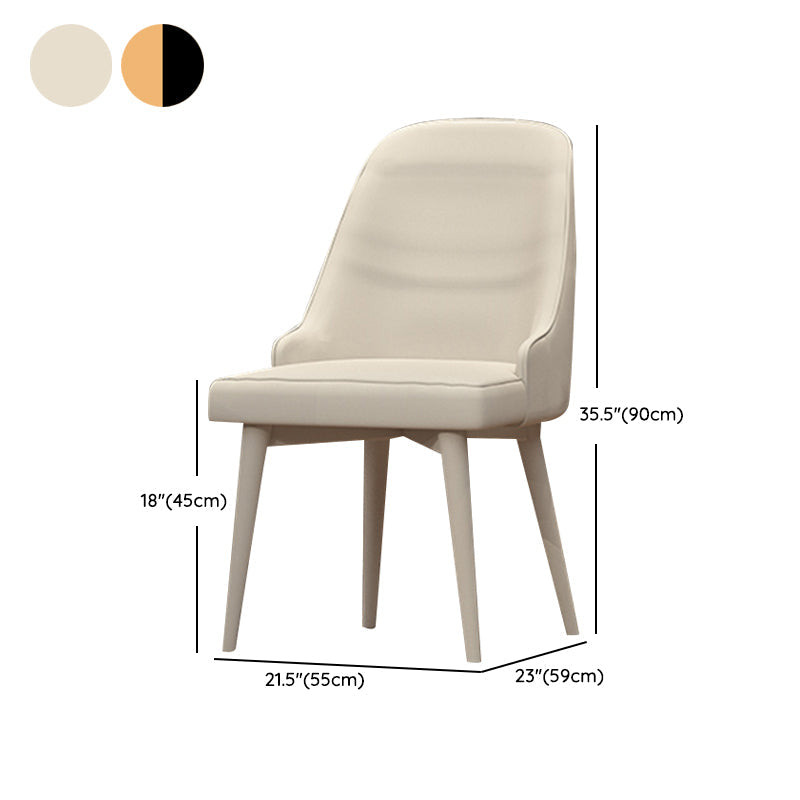 Sedie da pranzo e accento imbottite contemporanee per sala da pranzo