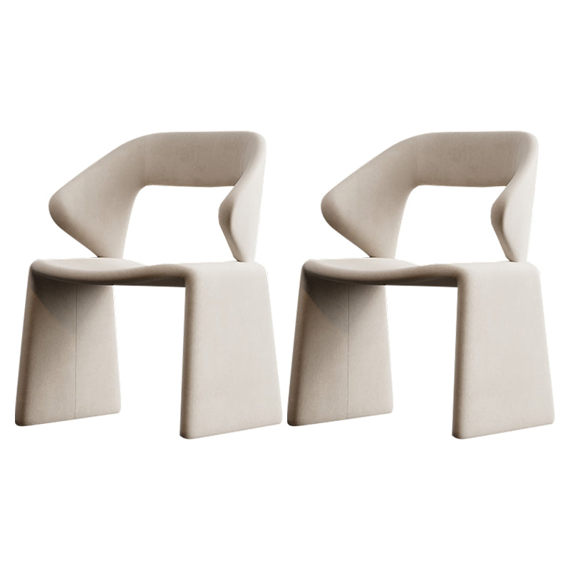 Chaises de restauration et d'accentuation rembourrées et en velours ouvrir en velours pour la maison