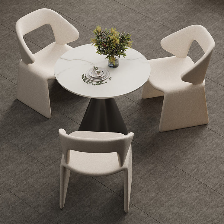 Chaises de restauration et d'accentuation rembourrées et en velours ouvrir en velours pour la maison